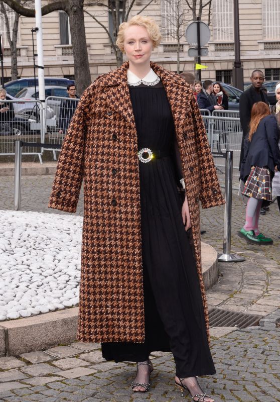 Gwendoline Christie – Miu Miu Show FW 18 in Paris