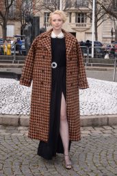 Gwendoline Christie – Miu Miu Show FW 18 in Paris