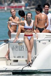 Halsey in a White Bikini in Miami 03/26/2018
