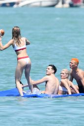 Halsey in a White Bikini in Miami 03/26/2018