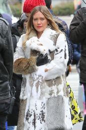 Hilary Duff - "Younger" Set in New York 03/27/2018