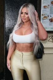 Holly Hagan and Sophie Kasaei - Arriving at Charlotte Crosby TV Show in London