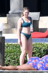 Iskra Lawrence in a Green Bikini in Miami Beach