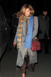 Jenna Coleman - Leaving 34 Restaurant in London