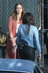 Jessica Alba - Filming the Untitled Bad Boys Spinoff Pilot in Los Angeles 03/23/2018