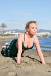 Jorgie Porter - Workout at Fitness Resort in Marbella