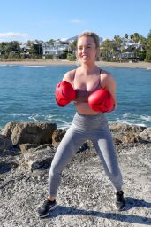 Jorgie Porter - Workout at Fitness Resort in Marbella