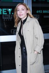 Juliet Rylance - Arriving to Appear on Build Series in NYC 03/13/2018