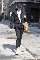 Karlie Kloss in Tights - Exits the Gym in NYC 03/26/2018