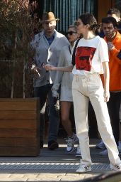 Kendall Jenner and Hailey Baldwin - Leaving Soho Beach House in Kendall