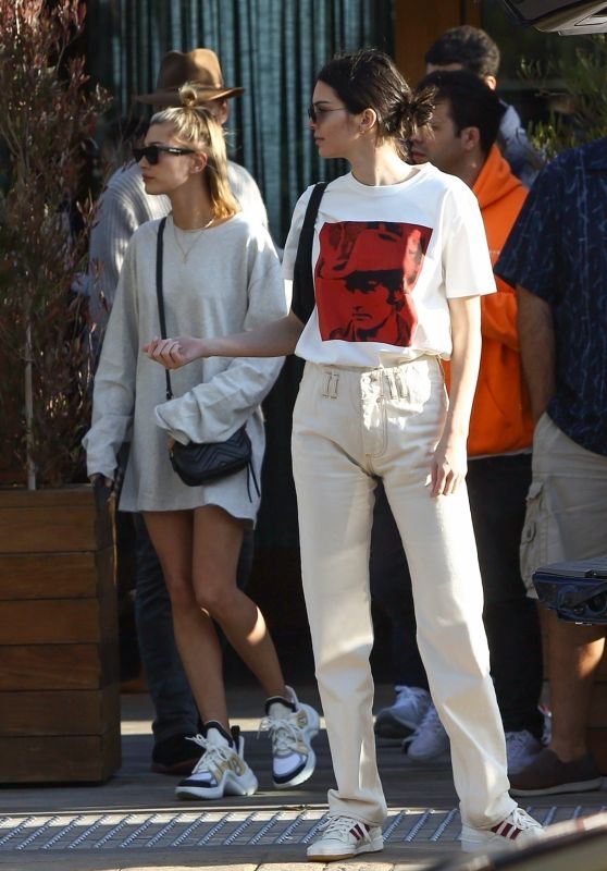 Kendall Jenner and Hailey Baldwin - Leaving Soho Beach House in Kendall ...