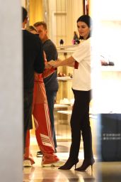 Kendall Jenner and Hailey Baldwin - Shopping at Barneys NY in Beverly Hills