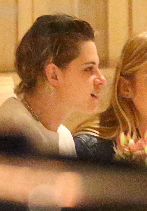 Kristen Stewart and Stella Maxwell - Night Out Together at a Local Restaurant in LA 03/20/2018