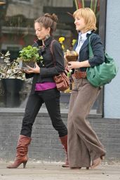 Kristin Kreuk and Allison Mack - Shopping in Vancouver 03/29/2018
