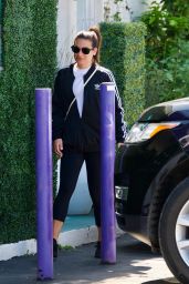 Lea Michele - Treating Her Mom to a Spa Day in Brentwood