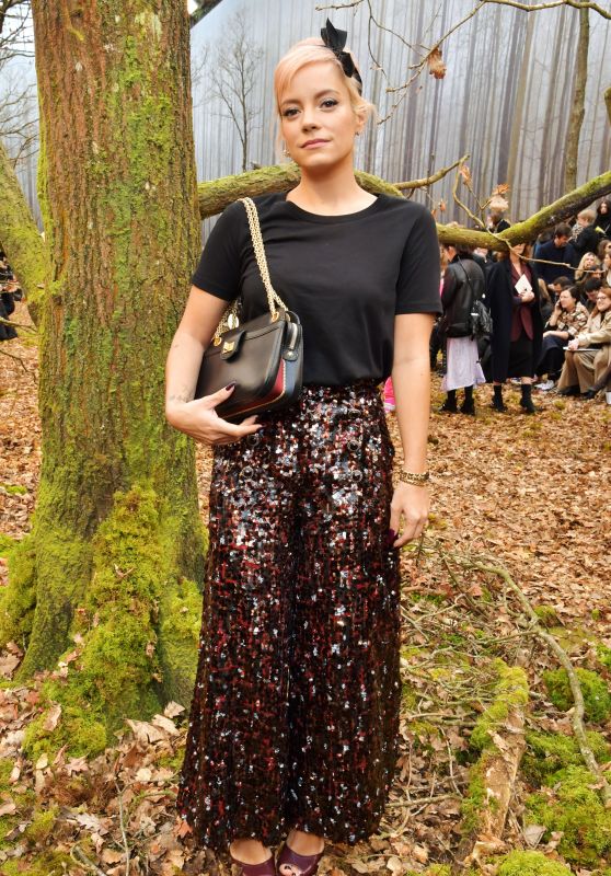 Lily Allen – Chanel Fashion Show FW18 in Paris