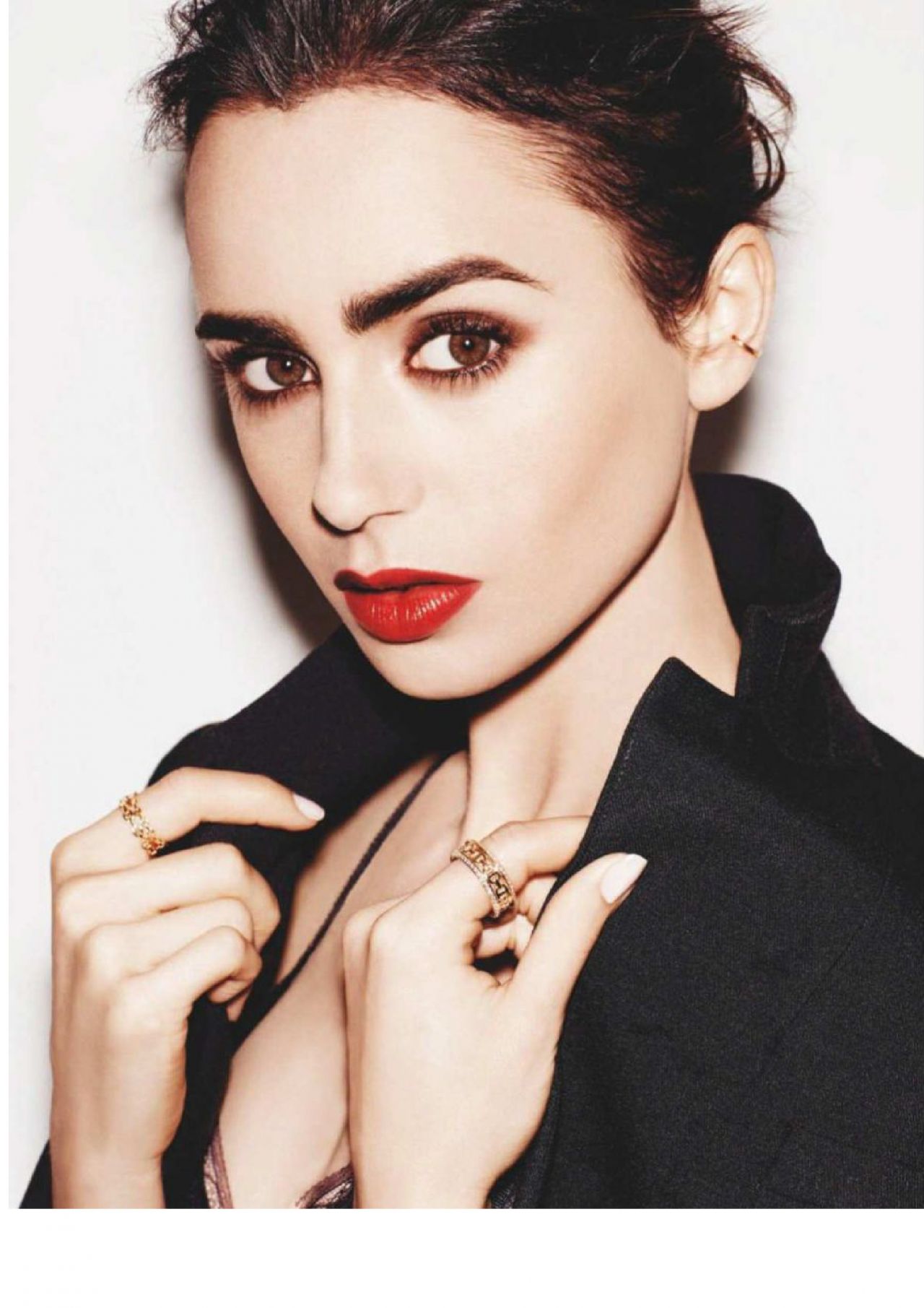 Lily Collins - InStyle Magazine Spain, April 2018 • CelebMafia