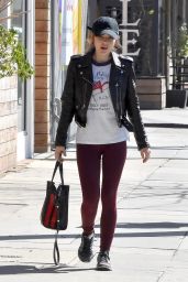 Lucy Hale in Tights - Hits the Gym in LA 03/28/2018