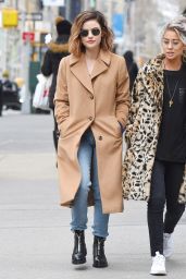 Lucy Hale Shopping on 5th Avenue in NYC