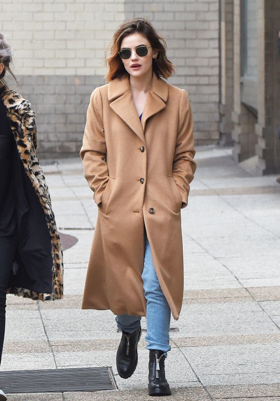 Lucy Hale Shopping on 5th Avenue in NYC