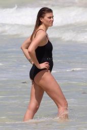 Maryna Linchuk in Swimsuit - Beach in Tulum, Mexico 03/25/2018