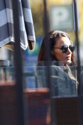 Michelle Keegan Wearing Sunglasses at Coffee Bean in Hollywood
