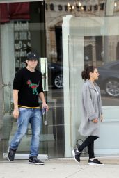 Mila Kunis and Ashton Kutcher - Shopping in LA 03/23/2018