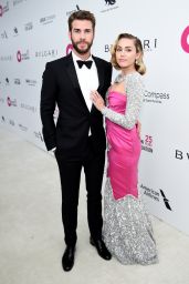 Miley Cyrus – Elton John AIDS Foundation’s Oscar 2018 Viewing Party in West Hollywood