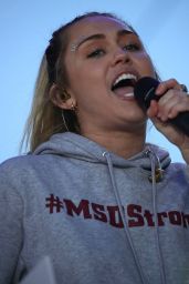 Miley Cyrus - March For Our Lives Event in LA 03/24/2018