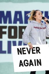 Miley Cyrus - March For Our Lives Event in LA 03/24/2018