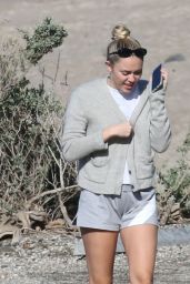 Miley Cyrus on the Beach in Malibu 03/14/2018