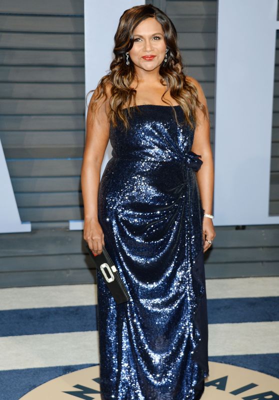 Mindy Kaling – 2018 Vanity Fair Oscar Party in Beverly Hills
