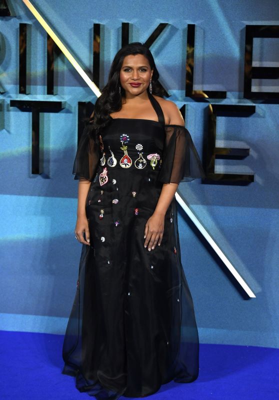 Mindy Kaling – “A Wrinkle In Time” Premiere in London