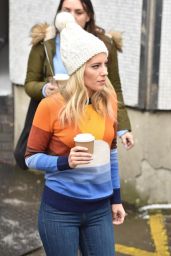 Mollie King at the ITV Studios in London 03/01/2018