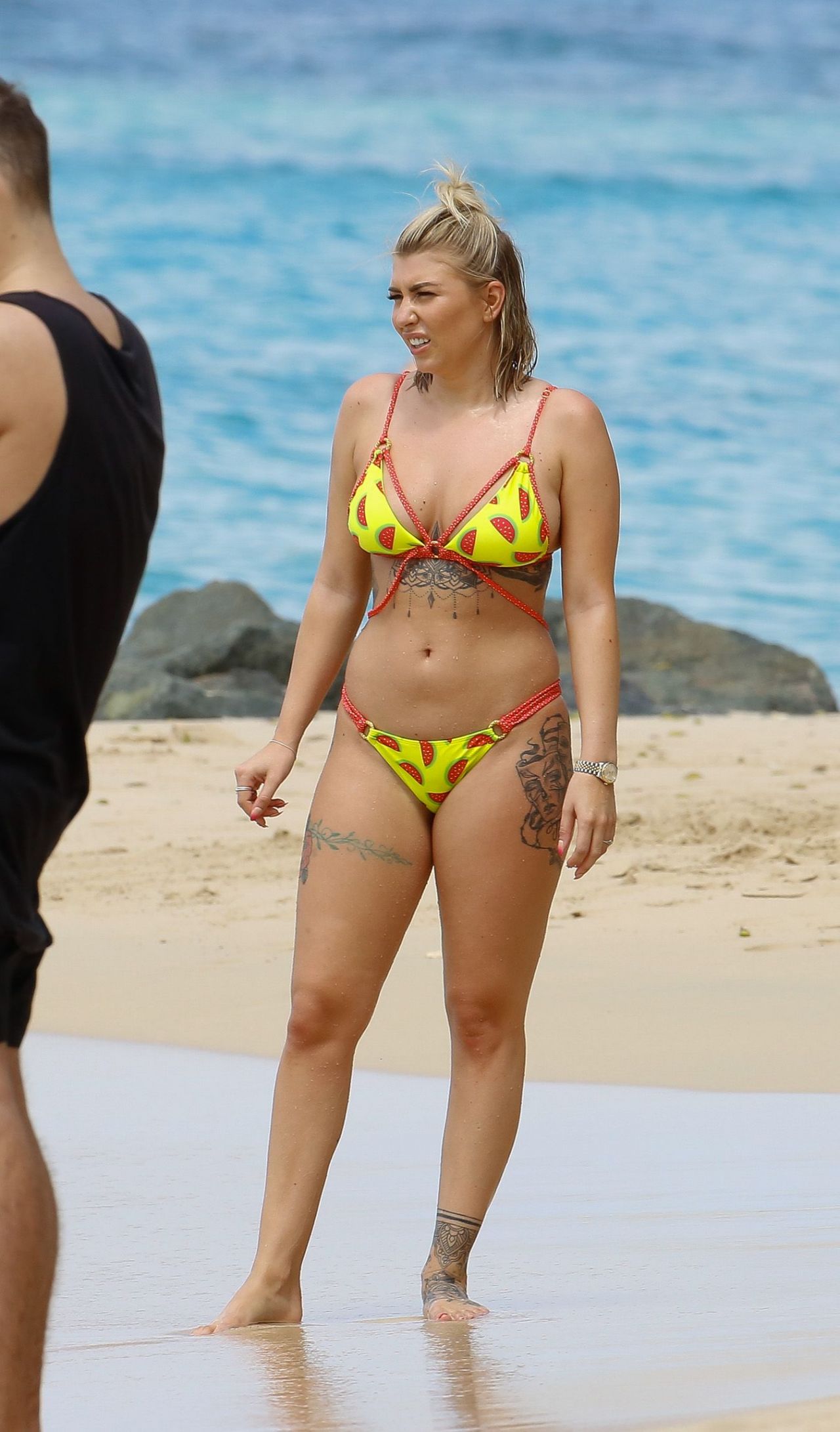 Olivia Buckland In Bikini On The Beach In Barbados 03 15 2018 • Celebmafia
