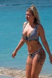 Olivia Buckland in Bikini on the Beach in Barbados 03/17/2018