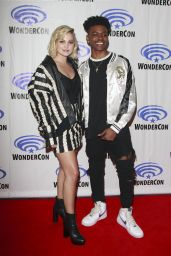 Olivia Holt and Aubrey Joseph - “Marvel’s Cloak & Dagger” WonderCon in Anaheim
