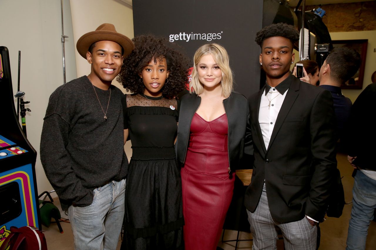 Olivia Holt and Aubrey Joseph - Pizza Hut Lounge at the 2018 SXSW Film