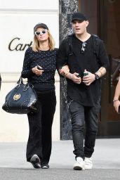 Paris Hilton and Chris Zylka at Cartier Store in Los Angeles 03/07/2018