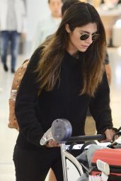Pia Miller in Travel Outfit - Airport in Australia 03/01/2018