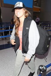 Ronda Rousey Street Style - LAX Airport in Los Angeles 03/12/2018