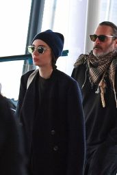 Rooney Mara at Heathrow Airport in London 02/28/2018