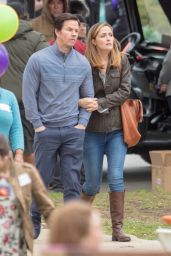Rose Byrne and Mark Wahlberg - "Instant Family" Set in Atlanta 03/27/2018
