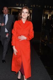 Rose Leslie at Late Night With Seth Meyers in NYC 03/12/2018