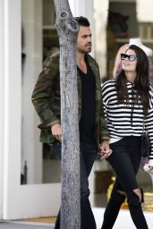 Sara Sampaio and Oliver Ripley - Shopping in Beverly Hills