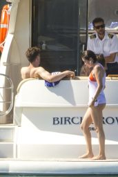 Selena Gomez in Bikini on a Luxury Boat - Sydney Harbour 03/19/2018