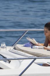 Selena Gomez in Bikini on a Luxury Boat - Sydney Harbour 03/19/2018