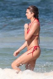 Shayna Taylor in Bikini on the Beach in Tulum