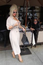 Sophia Vegas Wollersheim at Il Pastaio in Beverly Hills 03/07/2018