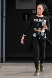 Stephanie Davis - Leaving Gym in Liverpool 03/30/2018
